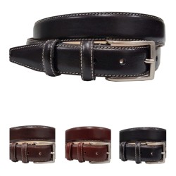 CEINTURE CUIR PIQURE...