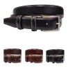 CEINTURE CUIR PIQURE...