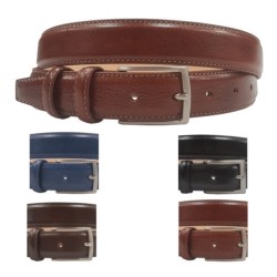 CEINTURE CUIR PIQURE TON...