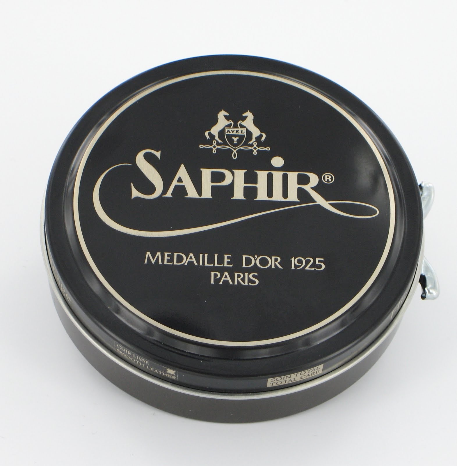 Cirage Saphir pour cuir lisse, soin total