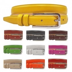 Ceinture cuir piqure ton sur ton 1134/20mm