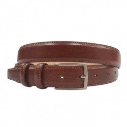 CEINTURE CUIR PIQURE TON SUR TON 1134/30MM