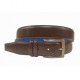 CEINTURE VEAU + DOUBLURE ET FIL DE MEME COULEUR 35MM