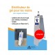 PRESENTOIR DISPENSEUR DE GEL OU SOLUTION HYDRO ALCOOLIQUE