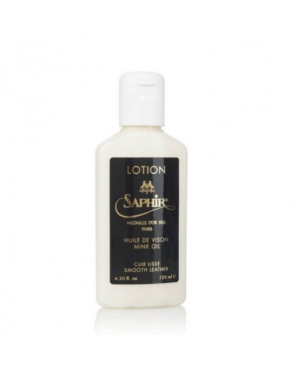 Crème pour cuir huilé Saphir, noir, 4,4 oz. 