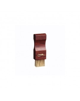 BROSSE POMMADIER PLAT 9CM MEDAILLE D'OR