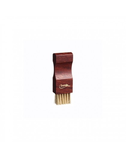 BROSSE POMMADIER PLAT 9CM MEDAILLE D'OR